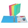 C-Line Products 3Ring Poly Binder, 1 12 Inch Capacity Color May Vary Set of 12 Binders, 12PK 31720-DS